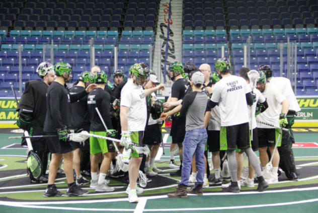 Saskatchewan Rush practice