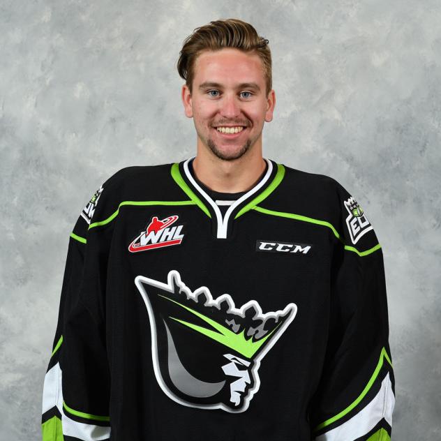 Forward Kobe Mohr with the Edmonton Oil Kings