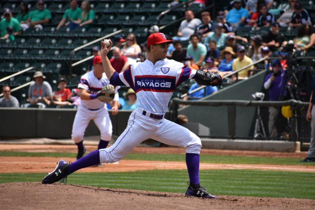 Winston-Salem Dash pitcher Dylan Cease on the mound