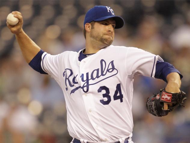Pitcher Kyle Davies with the Kansas City Royals