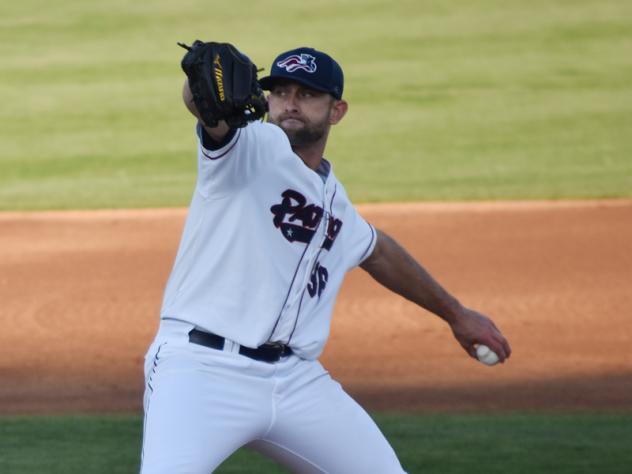Somerset Patriots pitcher Duane Below