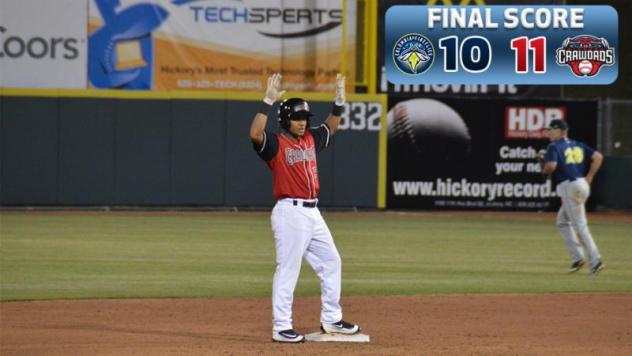 Hickory Crawdads 2B Cristian Inoa
