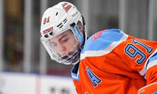Carter Mazur with the Little Caesars U15 program in Detroit, MI