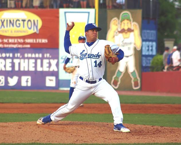 Lexington Legends pitcher Andres Sotillet