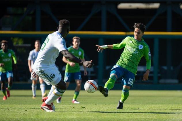Marlon Vargas of Seattle Sounders FC 2 vs. Portland Timbers 2