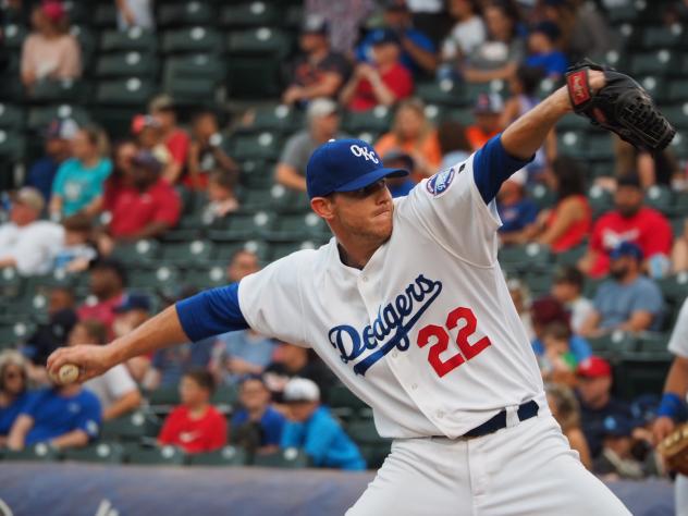 Oklahoma City Dodgers pitcher Justin DeFratus