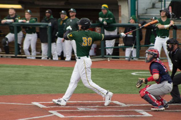 Wright State All-Time Career RBI leader Senior Gabe Snyder