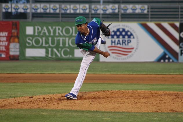 Lexington Legends pitcher Janser Lara