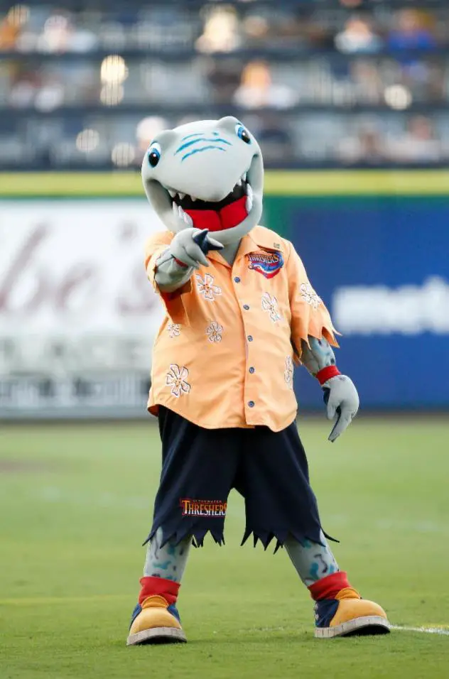 Clearwater Threshers mascot Phinley