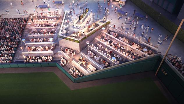 Chukchansi Park Left Field rendering