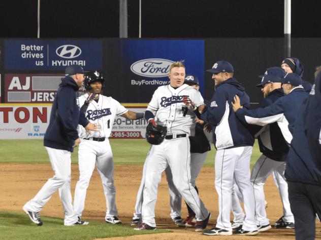 Somerset Patriots congratulate Aaron Dudley