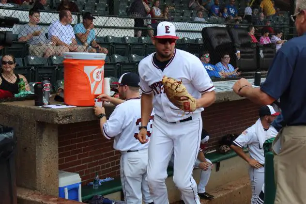 Evansville Otters dugout