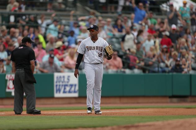 Dermis Garcia of the Charleston RiverDogs