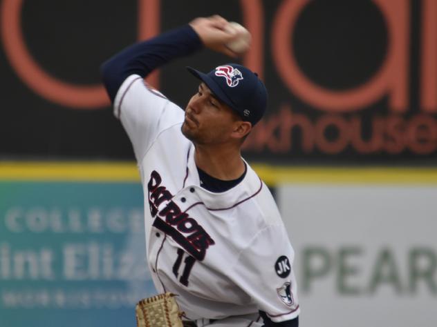 Somerset Patriots pitcher Trevor Foss