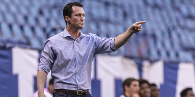 Bethlehem Steel FC Head Coach Brendan Burke