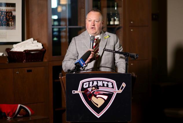 Vancouver Giants General Manager Barclay Parneta