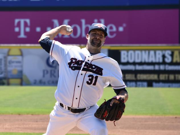 Somerset Patriots pitcher Kyle Davies