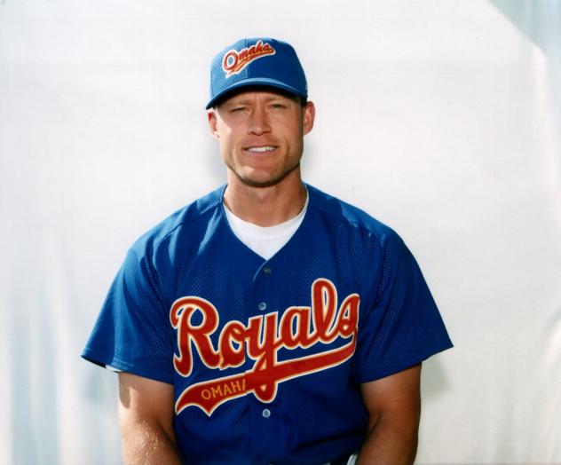 Jed Hansen with the Omaha Royals