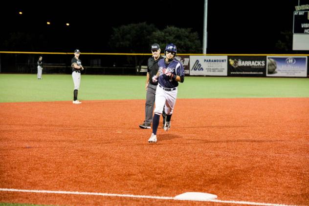 Brazos Valley Bombers round the bases