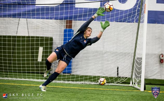 Sky Blue FC goalkeeper Kaycee Gunion