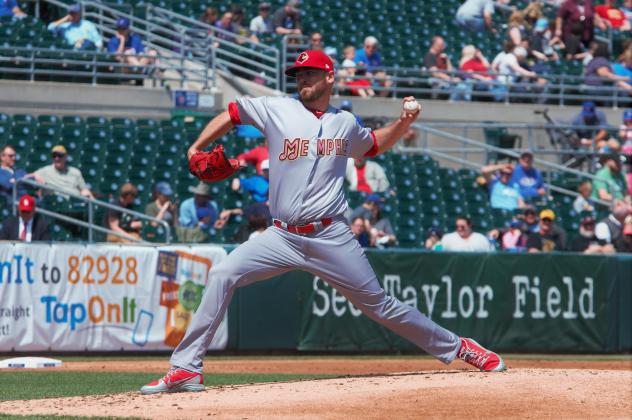 Memphis Redbirds pitcher Austin Gomber