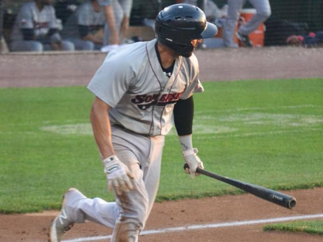 Alex Castellanos of the Somerset Patriots
