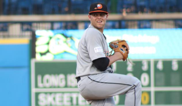 Long Island Ducks pitcher Jake Fisher