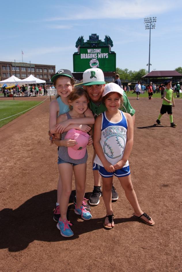 Young fans enjoy Dayton Dragons MVP Field Day