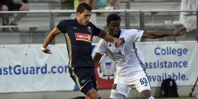 Ben Ofeimu of Bethlehem Steel FC vs. North Carolina FC