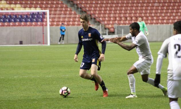 Midfielder Karsten Hanlin with Real Monarchs SLC