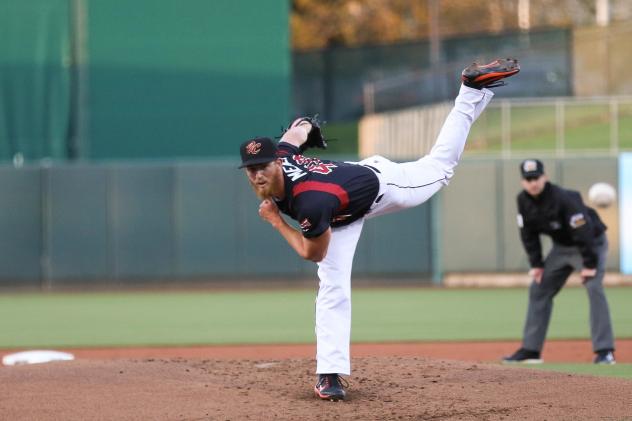 Sacramento River Cats left-hander Conner Menez