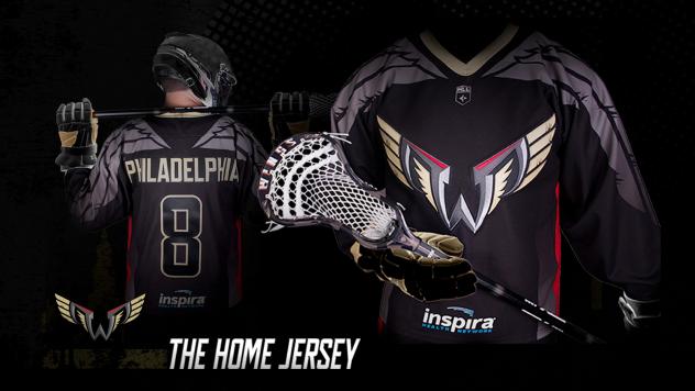Philadelphia Wings home jersey