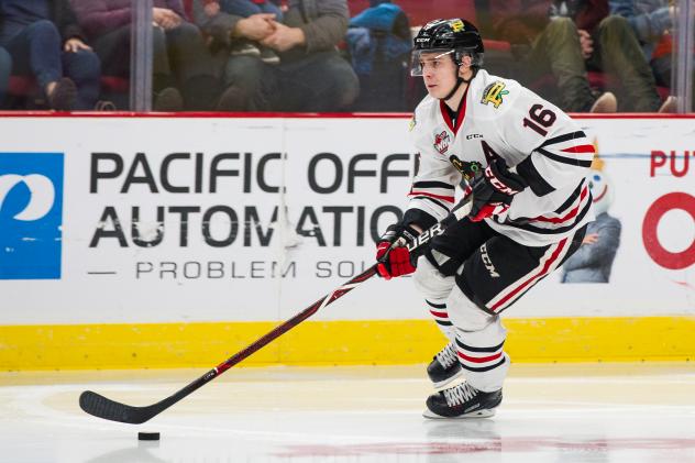 Portland Winterhawks defenseman Henri Jokiharju