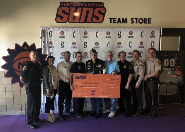 NAZ Suns Donate Proceeds to Local Law Enforcement Agencies, First Responders and Military