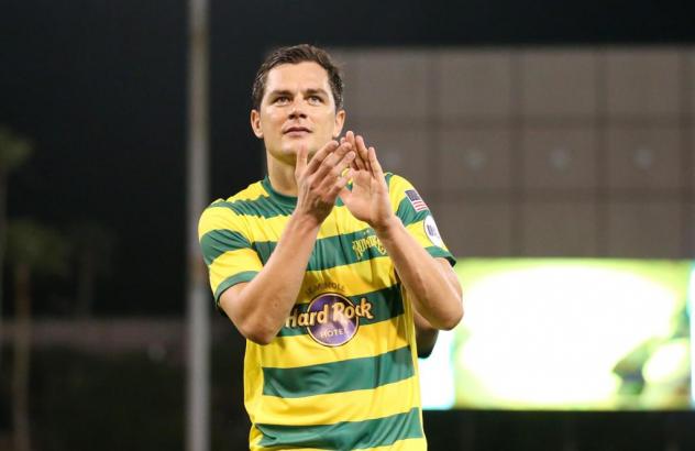 Marcel Schafer with the Tampa Bay Rowdies