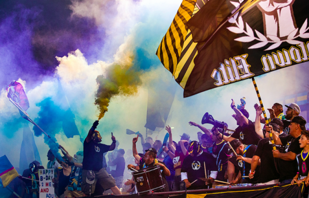 Las Vegas Lights FC Supporters Section