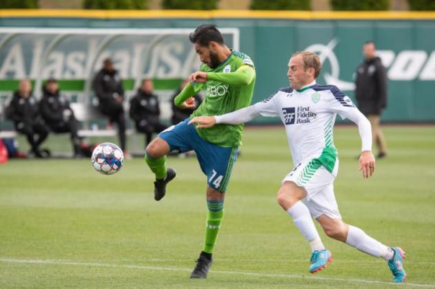 David Estrada of Seattle Sounders FC 2 vs. OKC Energy FC