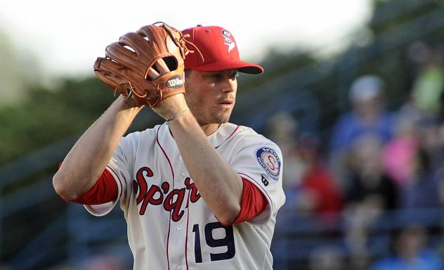 Spokane Indians pitcher Royce Bolinger