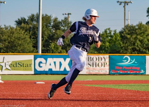 Brazos Valley Bombers round the bases