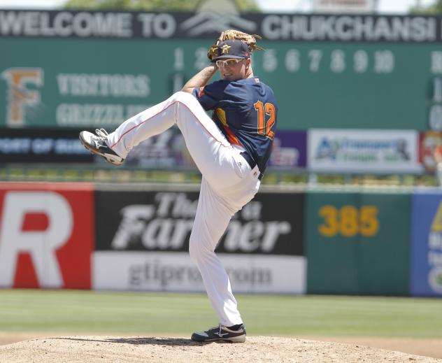 Fresno Grizzlies pitcher Trent Thornton