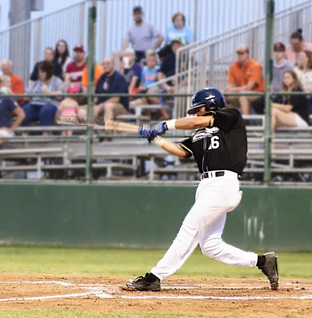 Texarkana Twins with a big swing