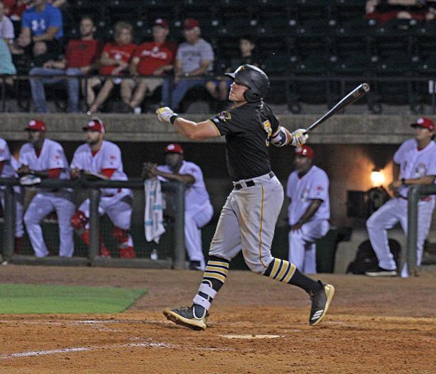 Mason Martin homers for the Bristol Pirates