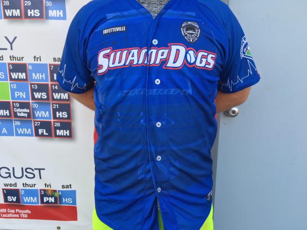 Fayetteville SwampDogs First Responder Uniform (front)