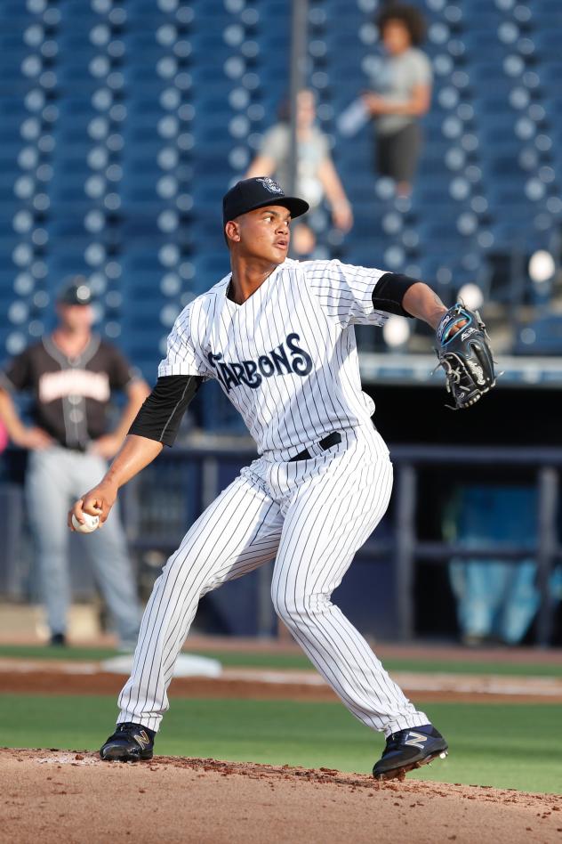 Tampa Tarpons pitcher Albert Abreu