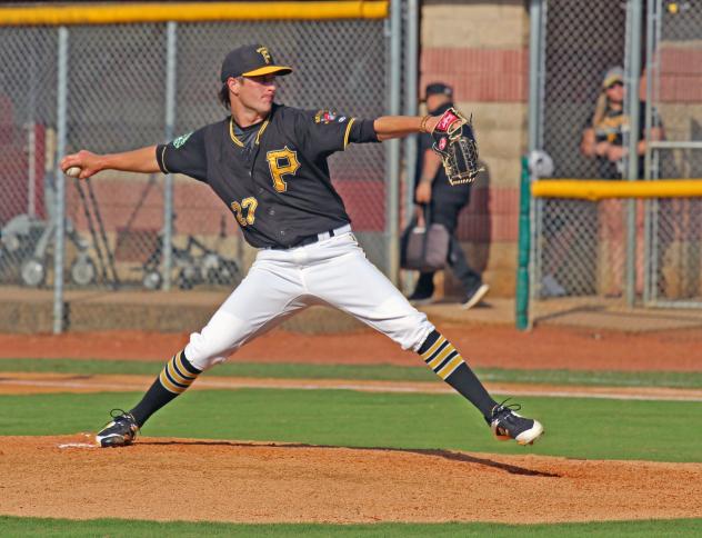 Bristol Pirates pitcher Steven Jennings