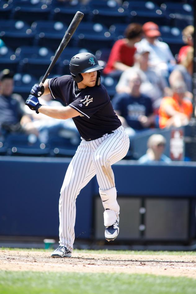 Brandon Drury at bat for the Scranton/Wilkes-Barre RailRiders