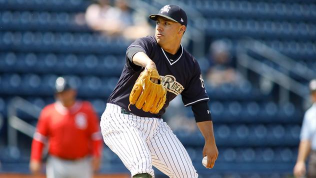 Scranton/Wilkes-Barre RailRiders pitcher Nestor Cortes