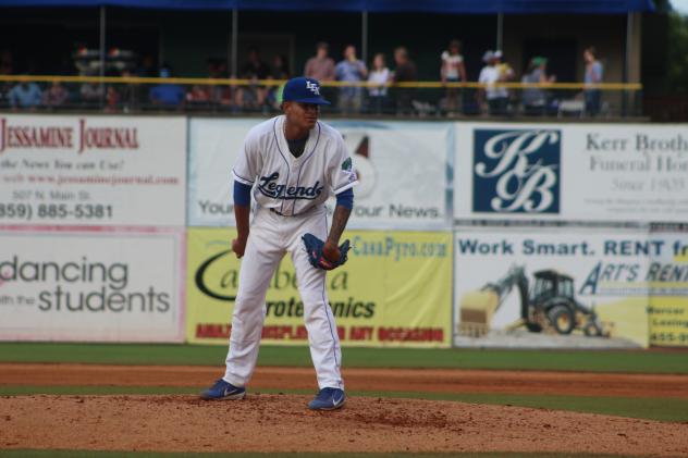 Lexington Legends pitcher Yefri Del Rosario