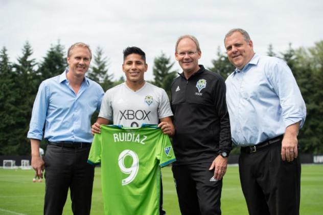 Sounders FC Signs Raul Ruidiaz as a Designated Player