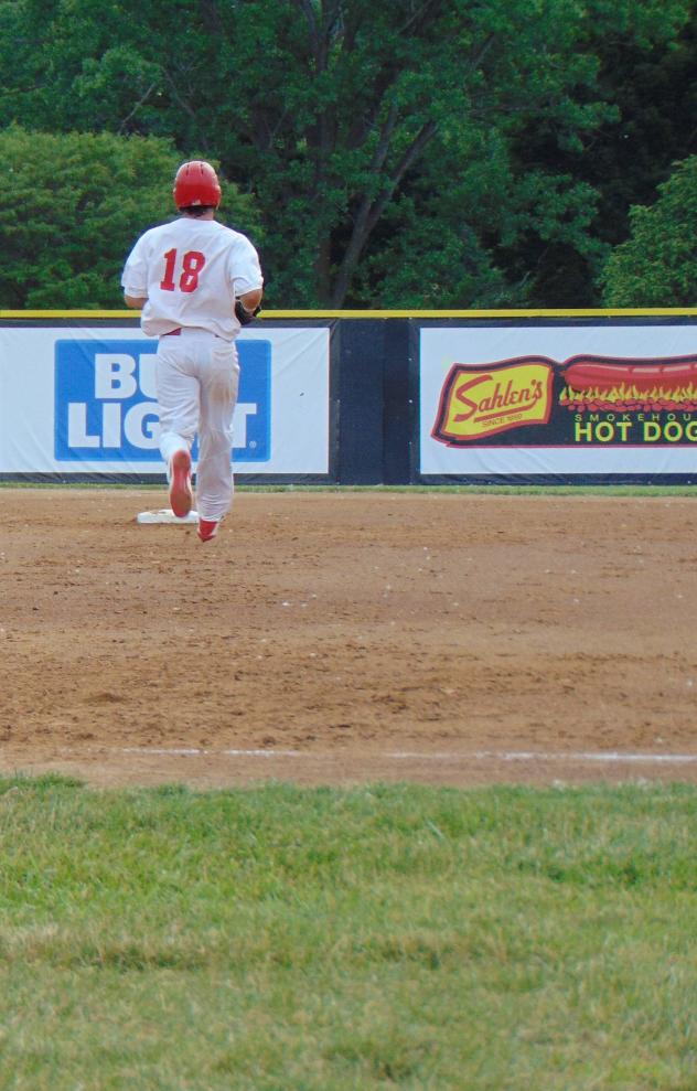 Geneva Red Wings catcher Zac Miller
